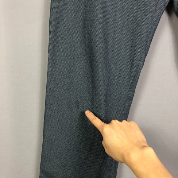 Ted Baker London Navy Dotted Penguin Slim Cotton Blend Chino Pants Size … - Picture 11 of 11